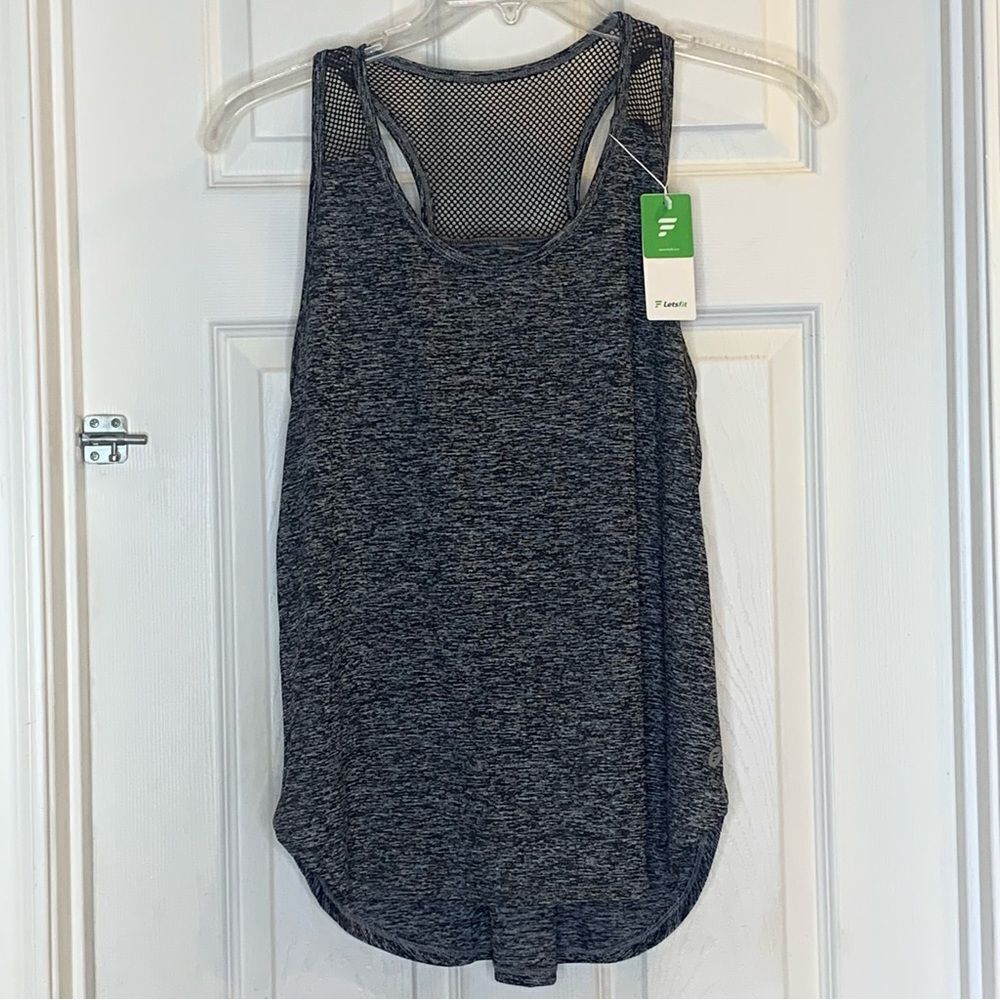 LETSFIT Sports Athletic Gym Tank Top Size Medium